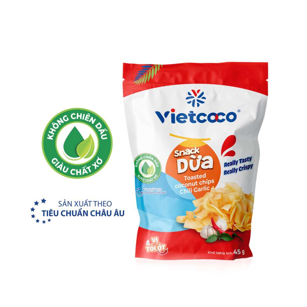 <p><strong>Vietcoco</strong> Snack dừa</p>