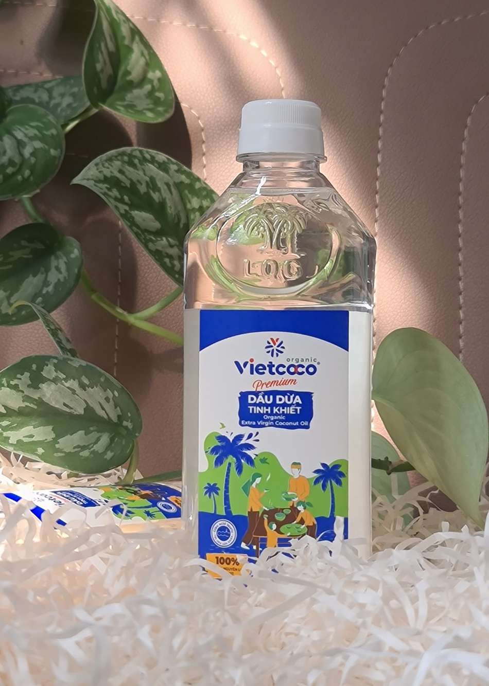 <strong>Vietcoco </strong>Dầu dừa tinh khiết Organic