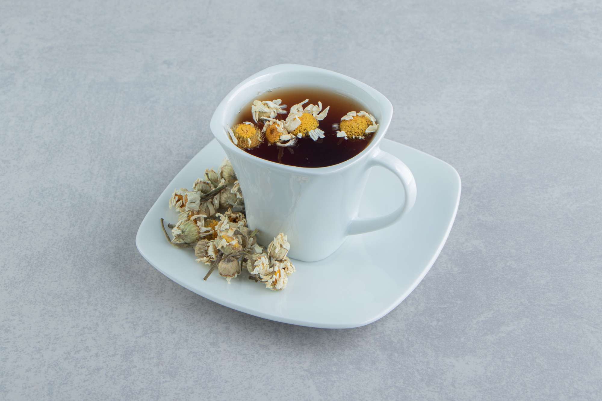 White Chamomile Flower Tea